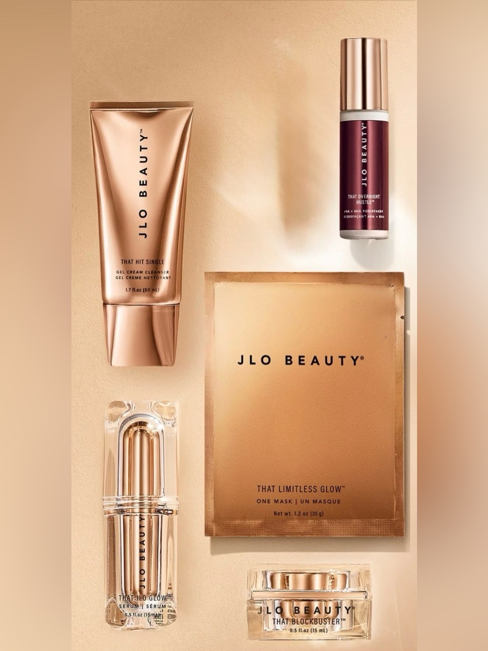 JLO BEAUTY Gold Skincare Set — PLUS EXTRAS!!